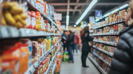 Fototapeta premium A delivery truck driving through city streets with packages, emphasizing the importance of last-mile delivery in e-commerce logistics