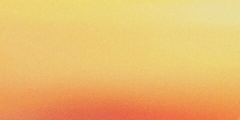 Obraz premium Abstract yellow and orange gradient background, grainy noise texture gradient