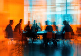 Blurred Business Meeting.
