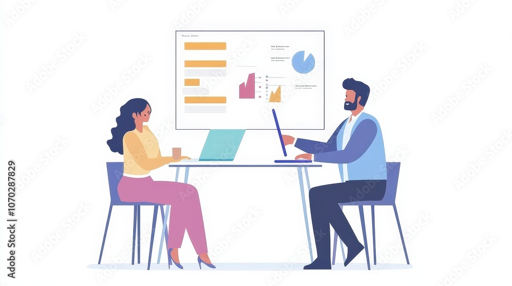 Poster a financial advisor explaining the concept of diversification to a young couple. using a large digit
