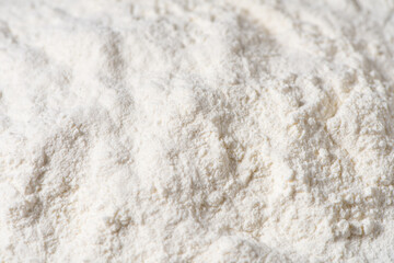 close up of wheat flour texture background. 