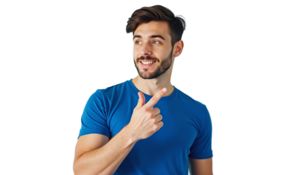 Confident Man Pointing