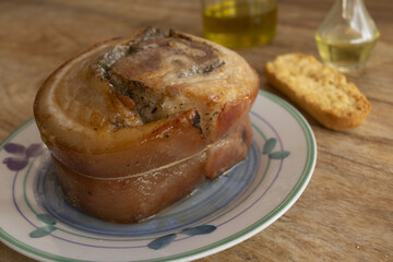 traditional ariccia porchetta