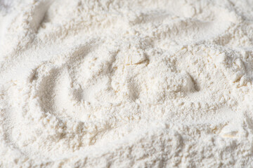 close up of wheat flour texture background. 