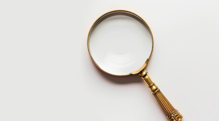  magnifying glass on a white background