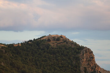 Clouds over the mountains