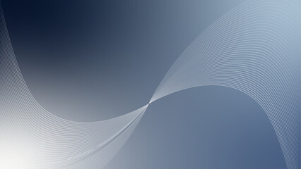 Naklejka premium Gray Silver wave abstract vector blue background