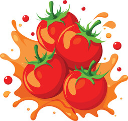 vector transparent png available set of fresh tomatoes