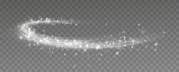 Texture of cold winter wind. Festive vector blizzard.Wind effect.Speed.