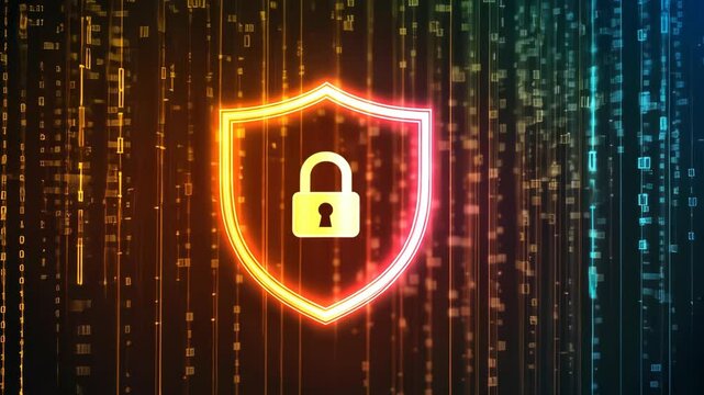 Illuminated shield safeguarding against cascading data threats