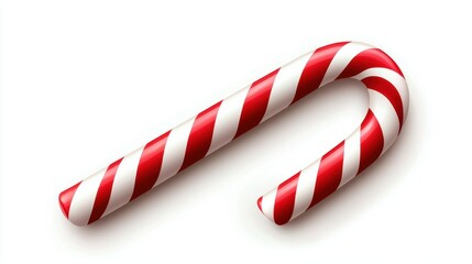 Fototapeta premium Delightful candy cane brings holiday cheer to your festive celebrations