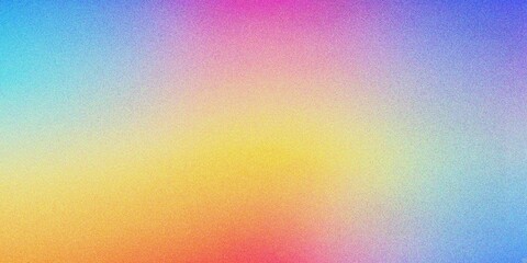 Abstract yellow purple gradient background, grainy noise texture gradient
