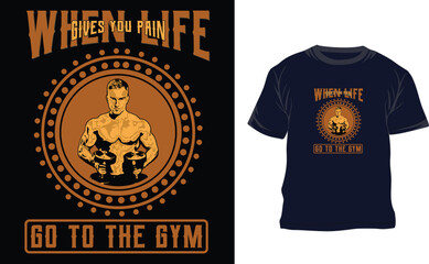 Gym unique T shirt design