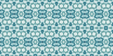 Seamless kaleidoscope pattern. The texture of the woven pattern. Endless pattern