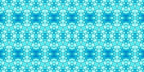 Seamless kaleidoscope pattern. The texture of the woven pattern. Endless pattern