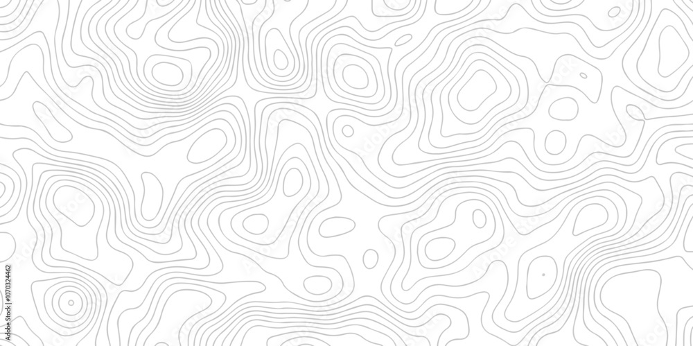 Poster black and white lines seamless topographic map patterns, topography line map. vintage outdoors style