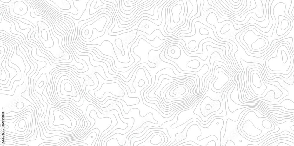 Poster black and white lines seamless topographic map patterns, topography line map. vintage outdoors style