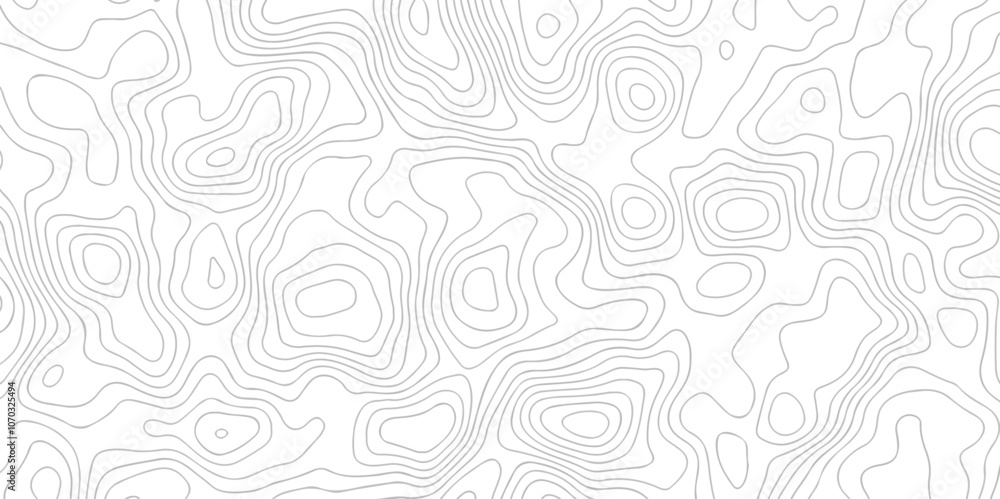 Poster black and white lines seamless topographic map patterns, topography line map. vintage outdoors style