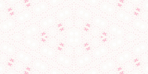 Seamless kaleidoscope pattern. The texture of the woven pattern. Endless pattern