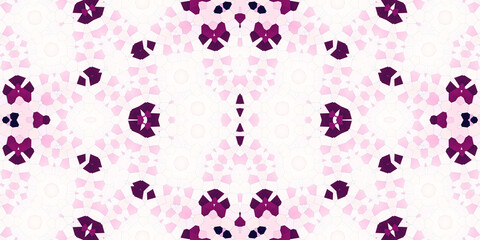 Seamless kaleidoscope pattern. The texture of the woven pattern. Endless pattern