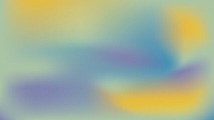 Obraz premium Aurora Abstract Gradient Wallpaper Background. Featuring nature soft pastel colors like violet, blue, yellow and green creating calm aura. For banner, poster, backdrop, artwork, template, website, etc