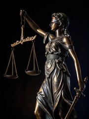 statue of justice court
