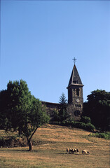 Historic building near Millau, France