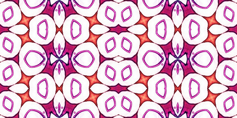 Seamless kaleidoscope pattern. The texture of the woven pattern. Endless pattern