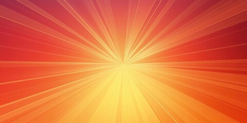 Obraz premium Warm Sunset Gradient with Radiating Rays