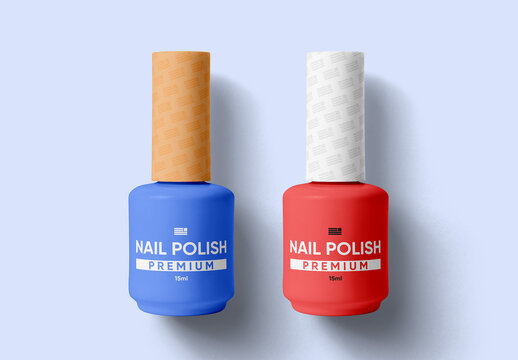 Nail Polish Bottle Mockups