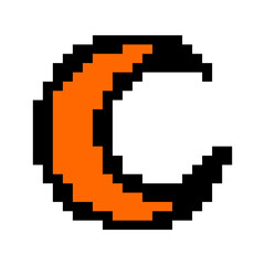 house pixel icon. Pixel icon style. Pixel game icon.	