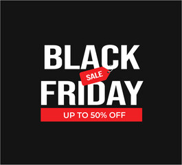 Obraz premium BLACK FRIDAY sale post design 