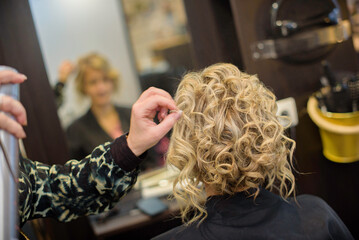 Coiffure, chignon de mariage