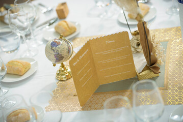 Décoration de table de mariage