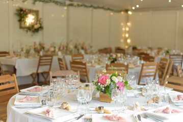 Décoration de table de mariage