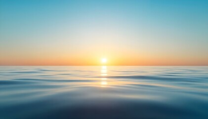 Fototapeta premium sunset over the sea