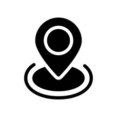 map marker glyph icon