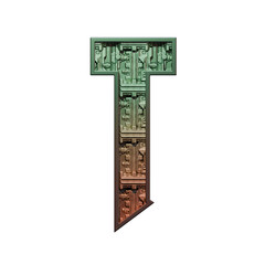 3D Doom Alphabet - Futuristic Game