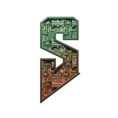 3D Doom Alphabet - Futuristic Game