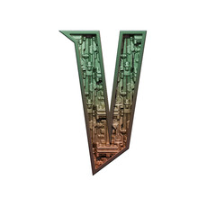 3D Doom Alphabet - Futuristic Game