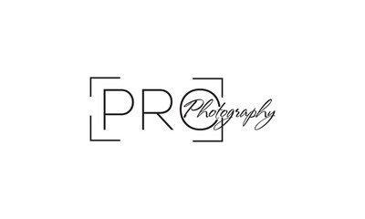 photography logo, Font handwritten with camera icon, film logo, photo fetch logo, Vintage style camera icon vector 