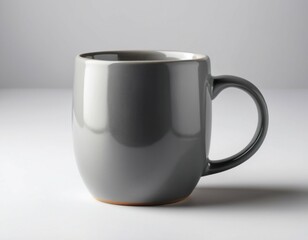 Obraz premium white cup on black background