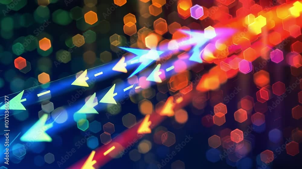 Poster a series of diagrams depicting particle interactions with arrows going both forwards and backwards i