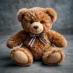Fototapeta premium isolated teddy bear brown color