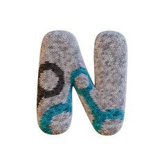 3D Soft Fabric Alphabet