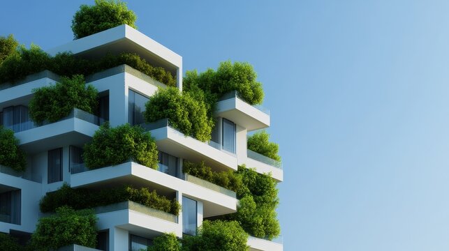 Innovative Green Architecture Residential Development In Urban Setting Modern Sustainable Housing Complex With Environmental Technology Solutions Contemporary Eco friendly Living Space Design