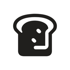 Bread with butter icon