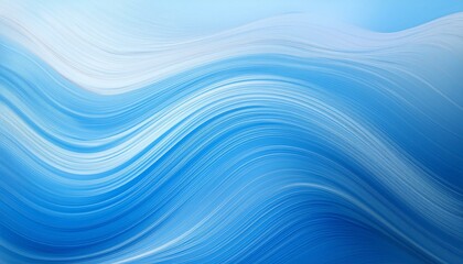 Fototapeta premium 静かで穏やかな雰囲気—淡いブルーとホワイトのウェーブグラデーションテクスチャ 