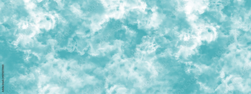 Poster abstract background with clouds and blue sky. bright sky with white clouds. texture design panoramic