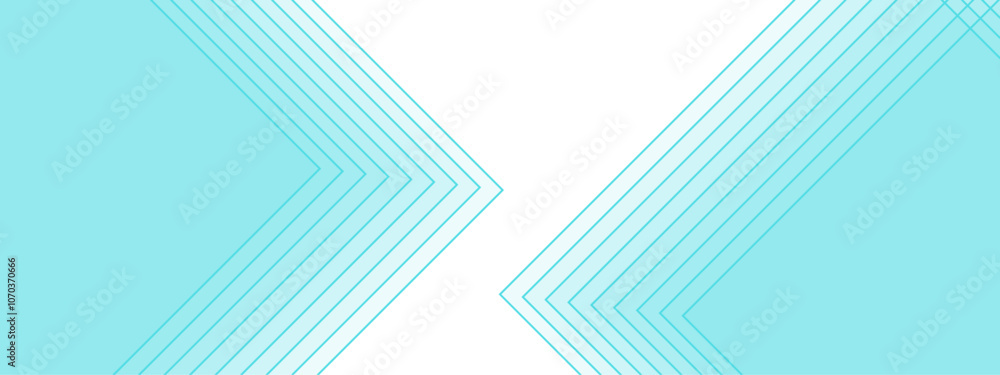Poster Abstract background colourful technology Geometric squares in bright light. line elegant colorful striped diagonal line technology concept. Linear Geometric Pattern in Light Blue.
